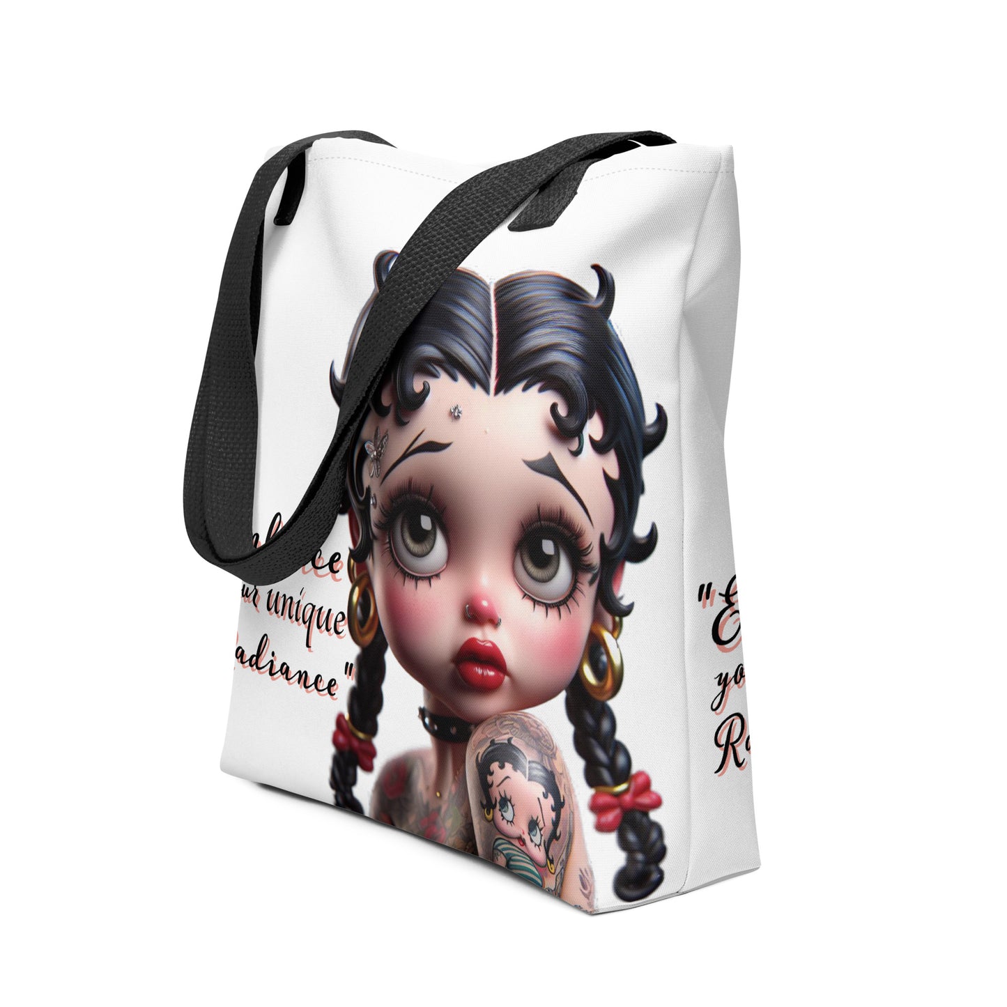 "Embrace your unique radiance" Tote bag