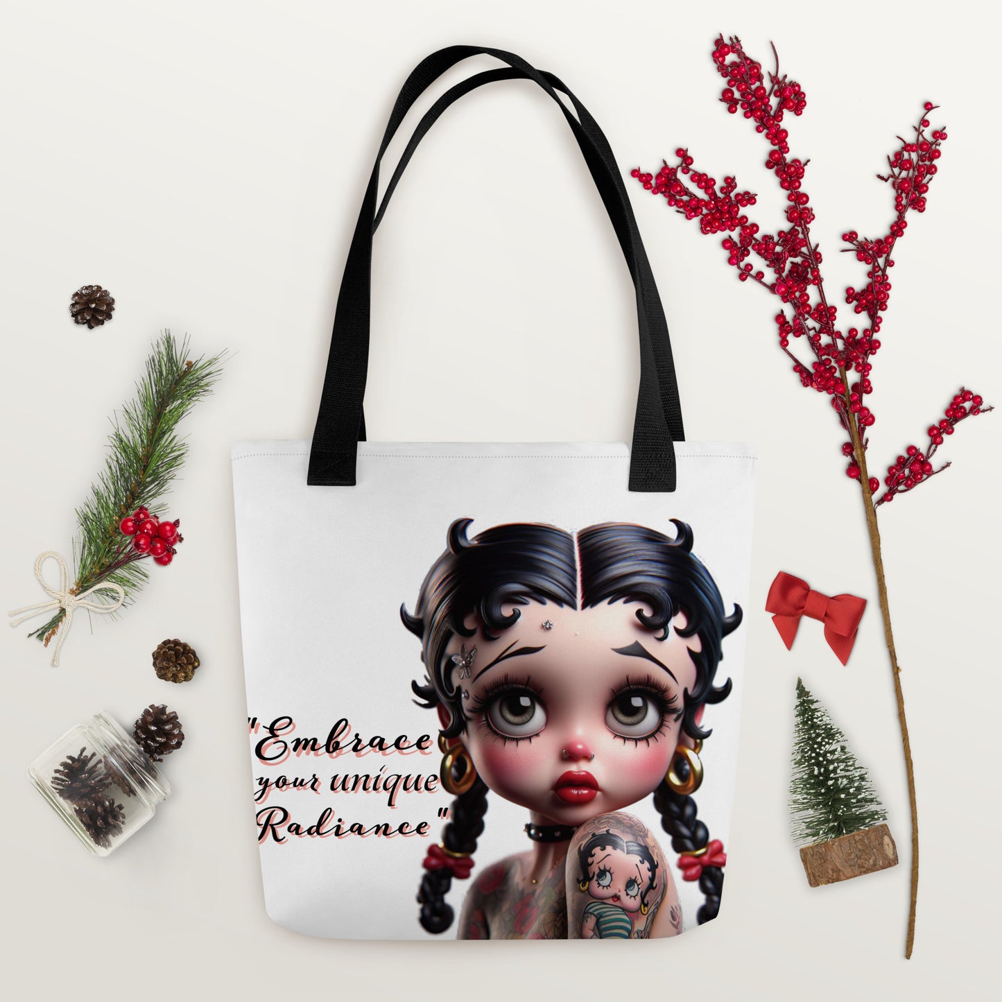 "Embrace your unique radiance" Tote bag