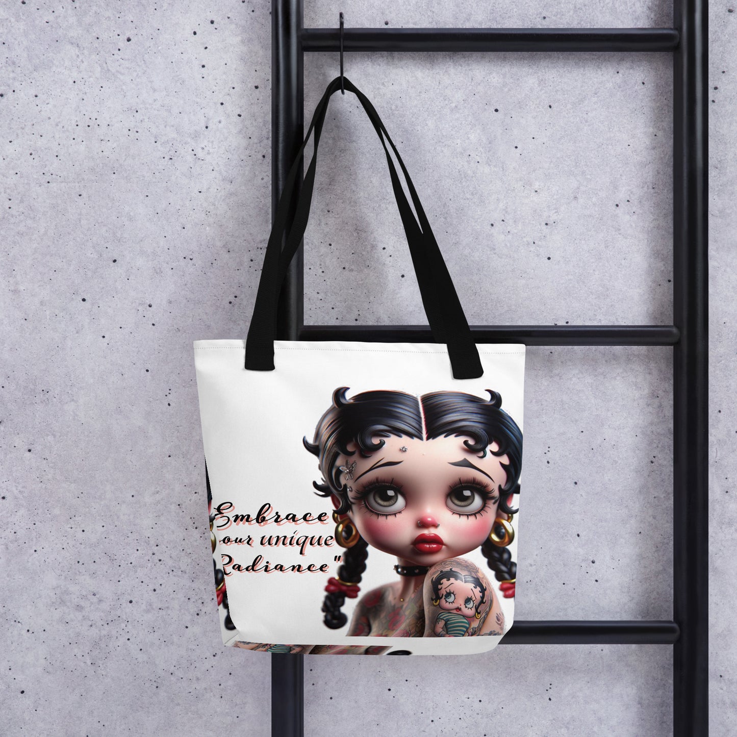 "Embrace your unique radiance" Tote bag