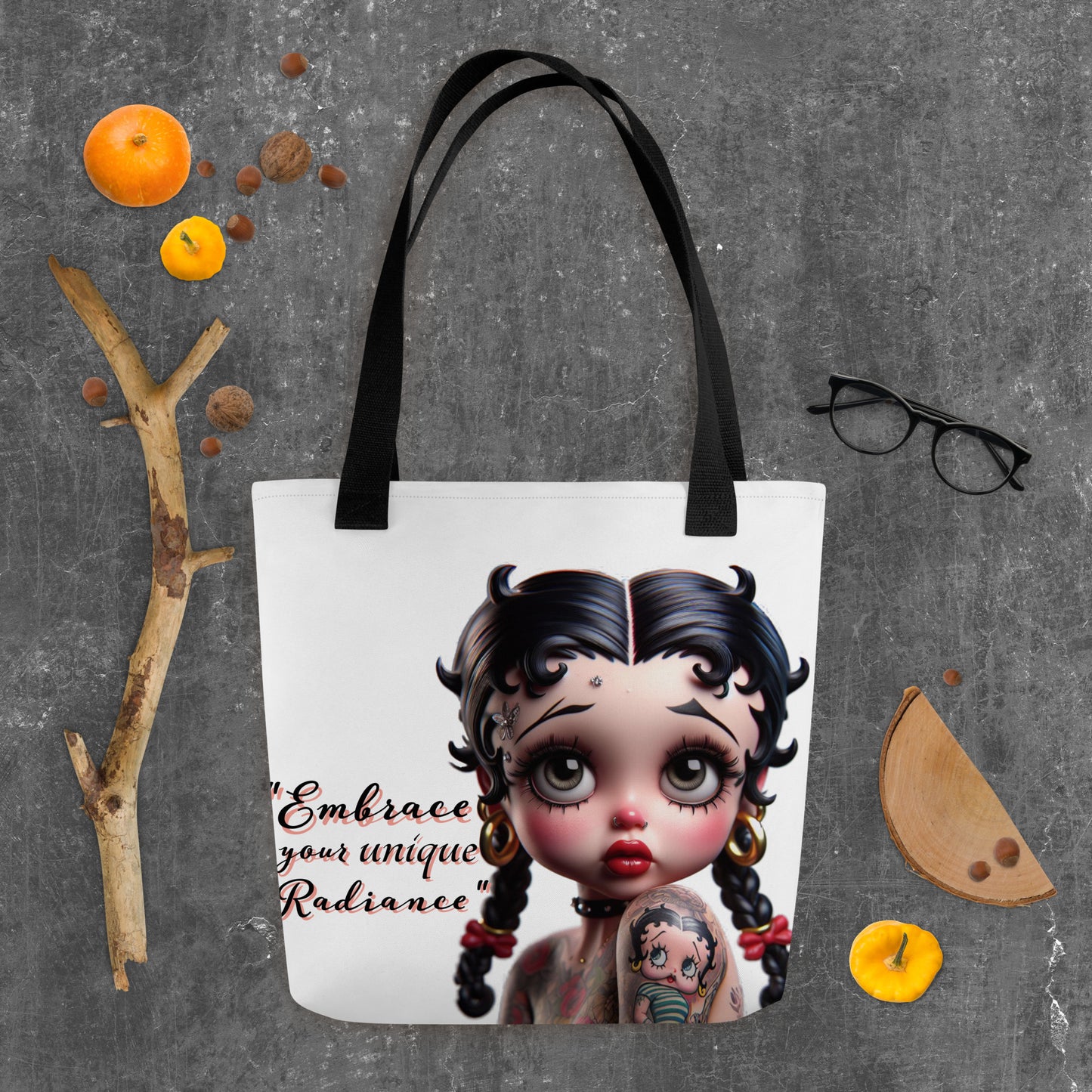 "Embrace your unique radiance" Tote bag