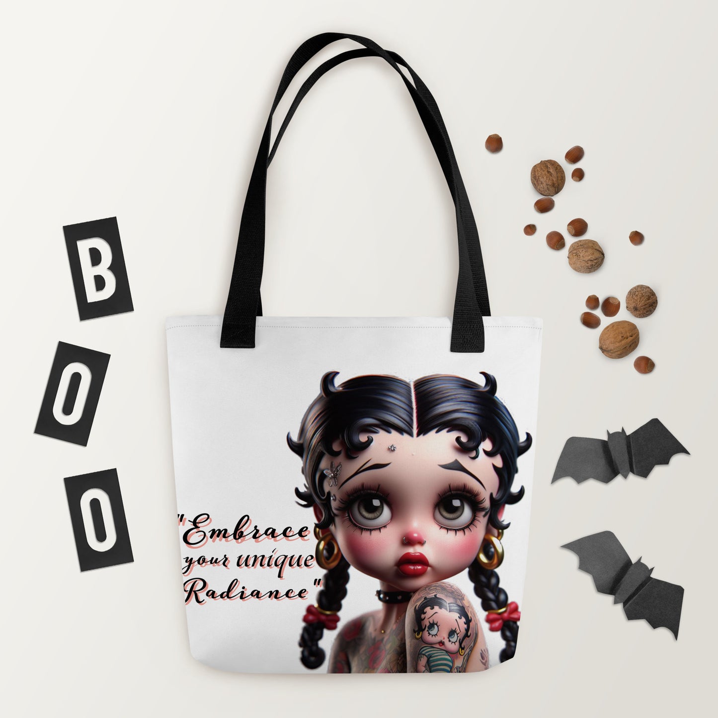 "Embrace your unique radiance" Tote bag