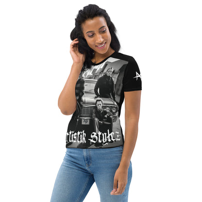 Women's Artistik Stylez Urban Horror Tee (Black)