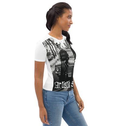 Women's Artistik Stylez Urban Horror Tee (White)